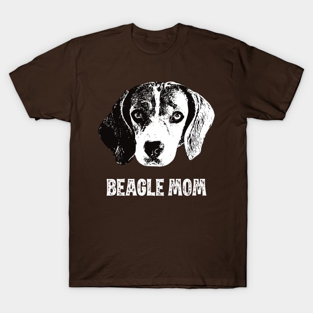 Beagle Mom Beagle Design T-Shirt by DoggyStyles